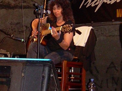 Robin at the '06 Tropea Blues Festival, Tropea Italy