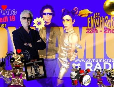 Les ENVAHISSEURS â™ªâ™« CERRONE â™¥ avec Martine et Philippe INTERVIEW  sur Dynamic Radio