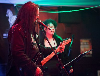 Death Party UK Live at The Running Horse 20.2.16 Photo byMace McLean