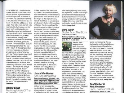 Jazzwise Review - Shelter From The Storm