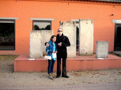 Roman Fort Grave Yard in the Netherlands with my Daughter Olivia