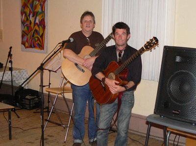 Mike Weaver with Dom Duff, Oat Street Chapel, October 2015