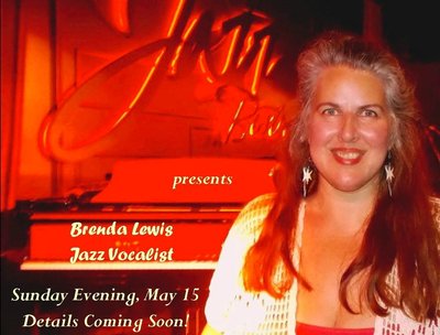 Toronto's premium jazz club "The Jazz Bistro" presents Brenda Lewis in Concert Sunday Night May 15!