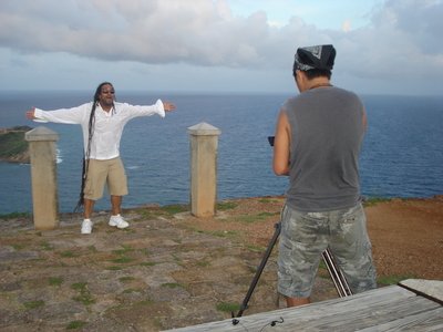 Know Jah Video shoot Antigua