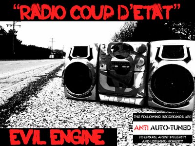 Demo single cover photo for "Radio Coup D'état".