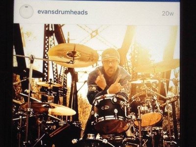 Honored to be featured by Evans Drumheads with this snap from our video shoot from The 12 Train! 