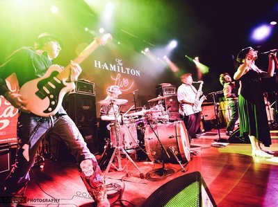 At Hamilton in DC opening for Dumpstaphunk