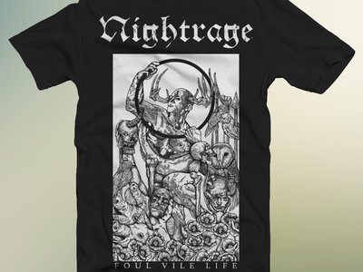 Here is our latest shirt design that will be available on our forthcoming Euro tour in April