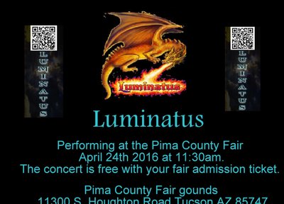 Pima County Fair show April 24th 2016 11:30am all ages. Free with your fair admission ticket.