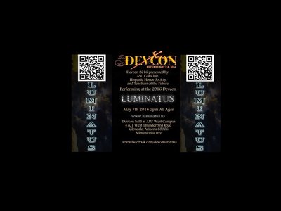 Luminatus performing at Devcon 2016. May 7th 2016 5pm all ages admission is free.