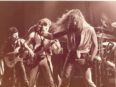Blasting away!