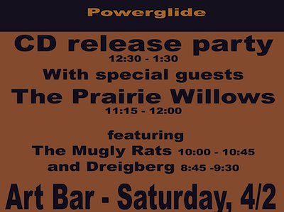 This Saturday night!