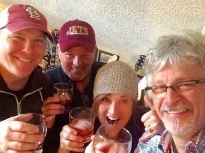 Steve Dean, Victoria Venier, Terry B. Smith and yours truly...