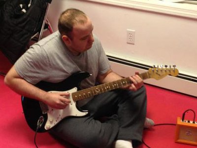 This pic is of me playing guitar in a karate dojo