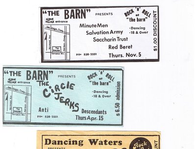 ANTI 1980's TICKETS
