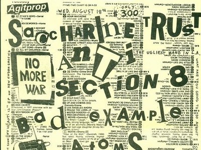 DO YOU LIKE NEW UNDERGROUND RECORDS? - - - ANTI with Saccharine Trust, Section 8 Bad Example, Atoms,