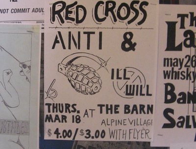 ANTI with Red Cross and Ill Will at the Barn