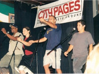 With the Great Team Chicago Wicker Park Performing We Met at a Poetry Slam!