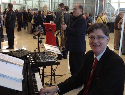 Jazzin it up at a fundraiser at Edmonton Lexus