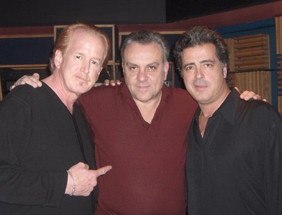 Red, Vincent Curatola & John Fiore- Soprano boys at Soundtrack NY