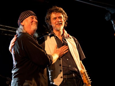 Roger Glover and Tolo Marton April 17 2016 Photo by Barbara Badetti