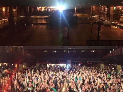 Before and After from the stage at House of Blues of Boston