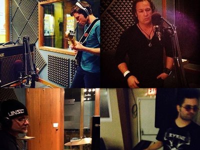 In Studio writing and recording demos for next album
