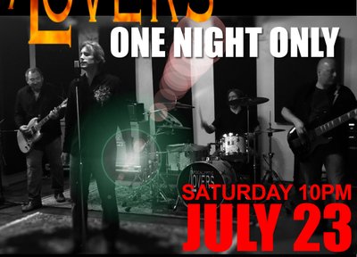ONE NIGHT ONLY JULY 23rd Tickets On Sale May 3rd.