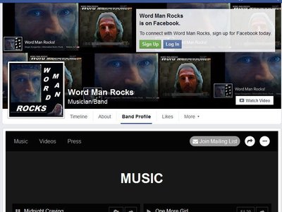 Word Man Rocks Facebook!