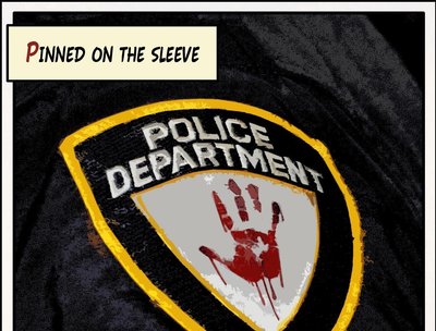 Pinned on the sleeve