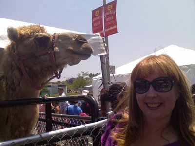 Cady with Camel at Celebrate Fairfax
