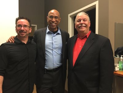 John Linn, Emcee Ken Boddie, Dave Mills - Soul Sensation at Revolution Hall