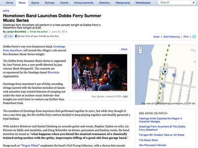 Coverage in the Hastings-Dobbs Ferry Patch