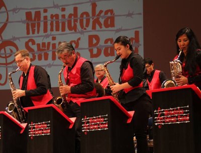 The sax section in Gotemba Japan