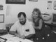 Jim and Brandi signing a new contract