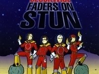 The front cover for Clockwise's 2008 album Faders On Stun.