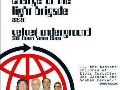A poster for Clockwise's gig at The Velvet Underground in Canada on Saturday, May 1st 2010.