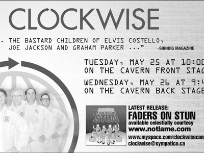 A scan of Clockwise's advertisement from the IPO Liverpool Festival 2010 programme.