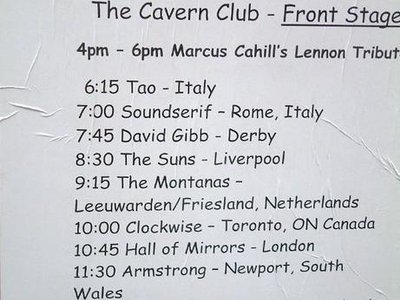Bands performing at the The Cavern Club Front Stage of the IPO Liverpool Festival 2010 on May 25th 2