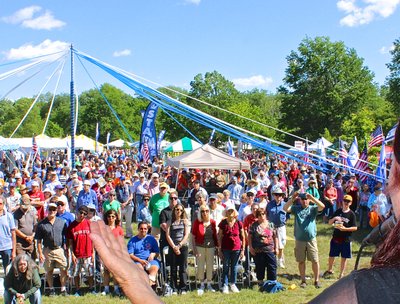 Jerusalem Day--Israel Solidarity at 2016 Greater Chicago Jewish Festival (Photo by Michael Heimlich)