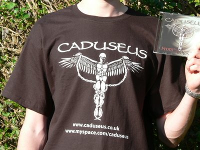 Caduseus t-shirt buy it from the store.