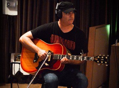 Throwin' down some acoustic candy last month @ Studio In The Country! 
