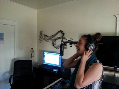 Collaborating and recording with Kathleen Burgoon