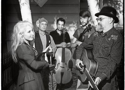 Left to right: Alzara, Steve La Porta, Gabriel Beistline, Steve Bolhoefer, Jamie Wilson. 