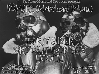 Flyer for Aug 6 2016 show