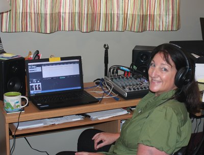 Kathryn Jean in her home studio 