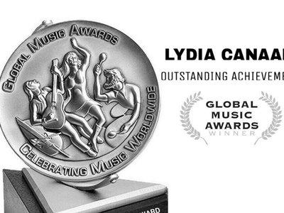 Lydia Canaan awarded the Silver Medal for Outstanding Achievement by Global Music Awards