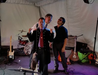 Getting ready to play the Miller - Sprouse Wedding, 30 July 2016 at the WISP Resort in McHenry, MD