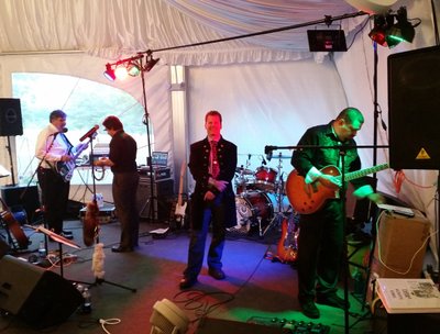 Getting ready to play the Miller - Sprouse Wedding, 30 July 2016 at the WISP Resort in McHenry, MD