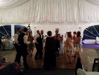 Dancing at the Miller - Sprouse Wedding, 30 July 2016 at the WISP Resort in McHenry, MD